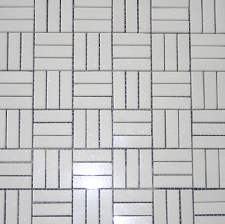 Thassos Marmor Mosaik Tetris